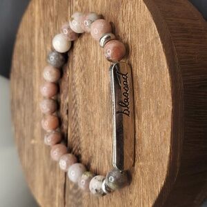 B2934 blessed pink opal bracelet 💓